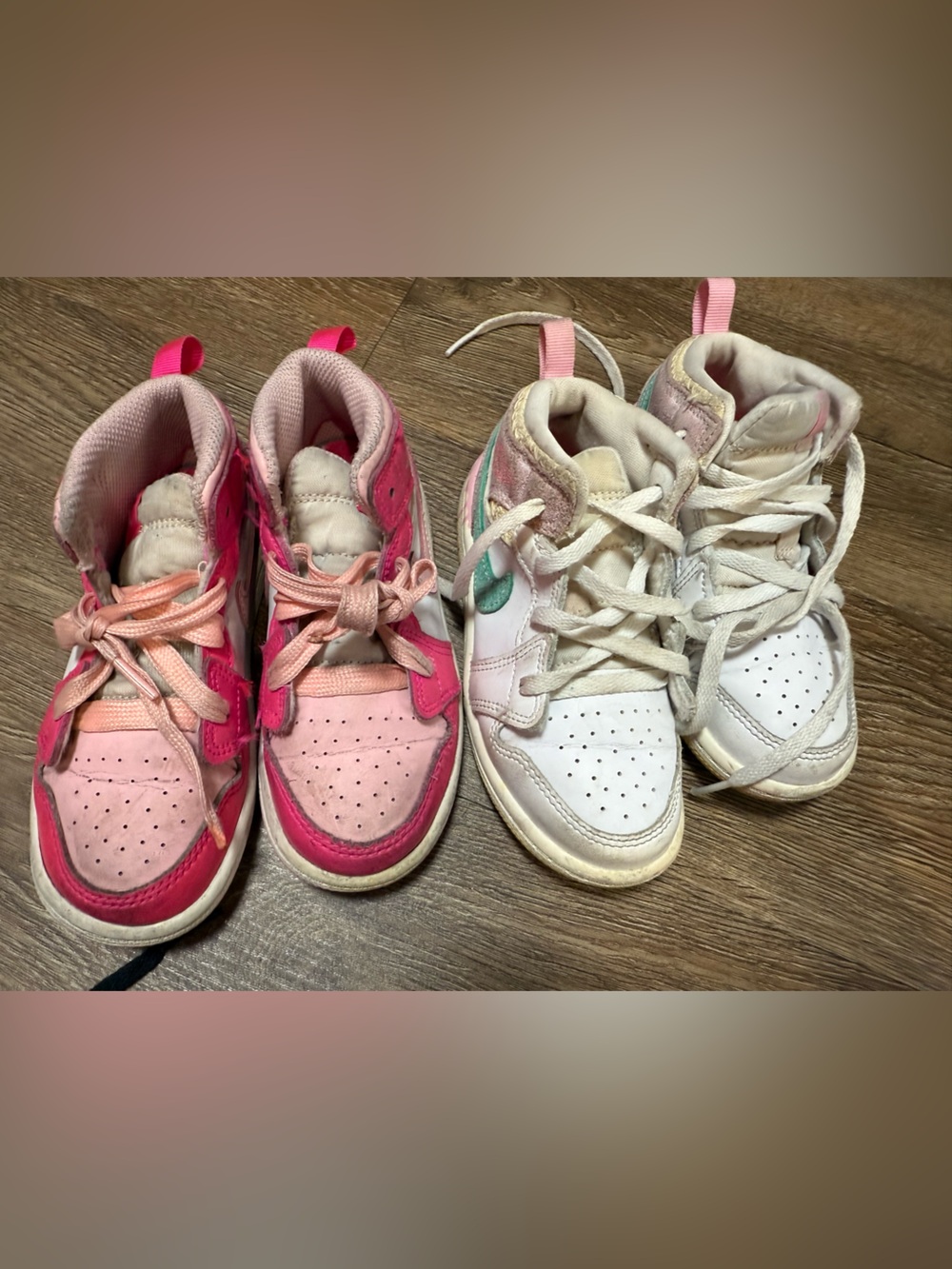 Girl Nike shoes size 9C in good condition